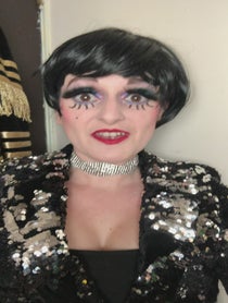 Poster for Pep Talk video from Sooz Kempner (Liza Minnelli impersonator)