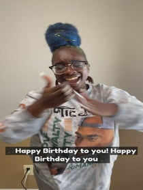 Poster for Birthday video from Raven Sutton