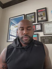 Poster for Pep Talk video from Dolvett Quince