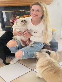Poster for Birthday video from The Pug Queen