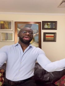 Poster for Wedding shoutout video from Clifford Owusu