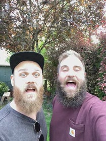 Poster for Birthday video from The Gay Beards