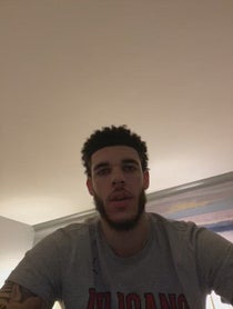 Poster for Birthday video from Lonzo Ball