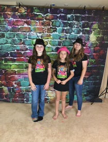 Poster for Birthday video from The Wild Adventure Girls