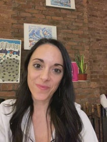 Poster for Birthday video from Eliza Orlins