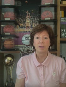 Poster for Birthday video from Muffet McGraw