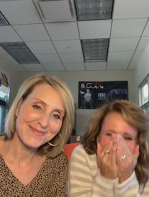 Poster for Birthday video from Chicks on the Right