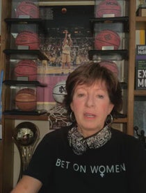 Poster for Mother's Day video from Muffet McGraw