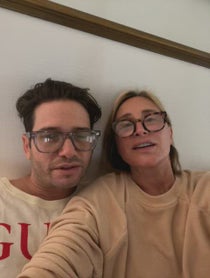 Poster for Mother's Day video from Josh Flagg and Sonja Morgan