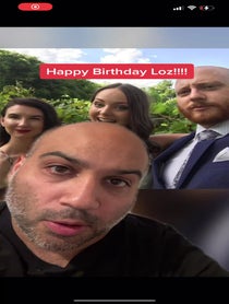 Poster for Birthday video from samir