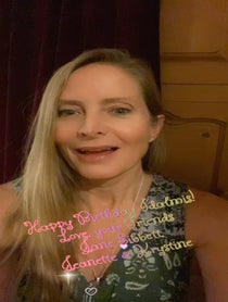 Poster for Birthday video from Jane Sibbett