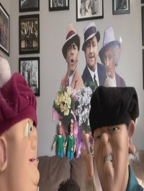 Poster for Birthday video from Curly G Curly Howard’s Grandson