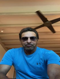 Poster for Birthday video from Wasim Akram