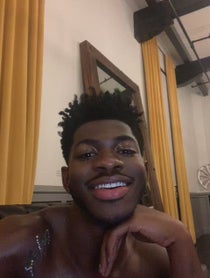 Poster for Birthday video from Lil Nas X