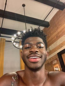 Poster for Pep Talk video from Lil Nas X