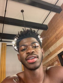 Poster for Pep Talk video from Lil Nas X