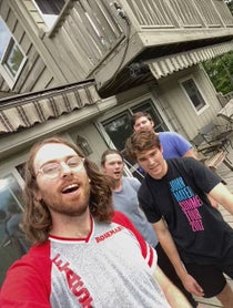 Poster for Birthday video from The Brook & The Bluff