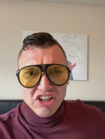 Poster for Birthday video from The Schmo