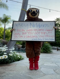 Poster for Pep Talk video from Only Sloths / Bridget Case
