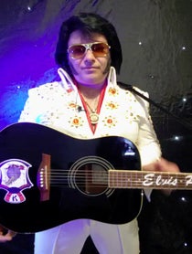Poster for Pep Talk video from Elvis Presley Impressionist