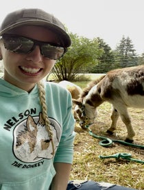 Poster for Pep Talk video from Nelson The Donkey