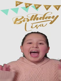 Poster for Birthday video from Ava Da Silva