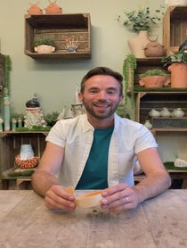 Poster for Pep Talk video from Adam Ceramic - The Great Pottery Throw Down