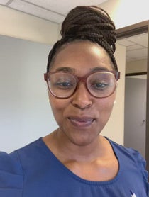 Poster for Birthday video from Dr. Ebonie Vincent