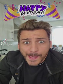 Poster for Birthday video from RuseyTv