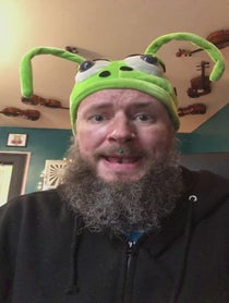Poster for Birthday video from Monsieur Weirdo