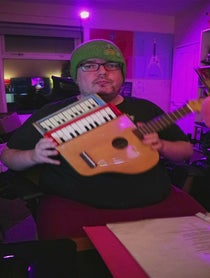 Poster for Birthday video from Stuart Crout - PocketsUke