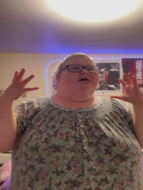 Poster for Birthday video from Amanda Hackey