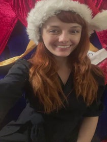 Poster for Christmas video from Magician Katrina