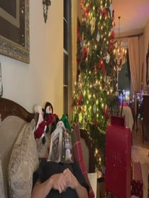 Poster for Christmas video from Curly G Curly Howard’s Grandson