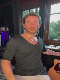 Poster for Christmas video from Troy Baker