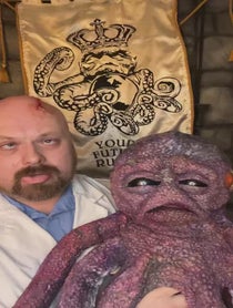 Poster for Pep Talk video from Mr. Cuddles The Evil Octopus