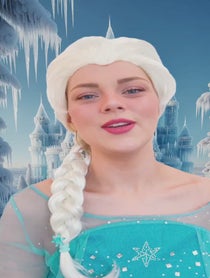 Poster for Birthday video from Elsa, Anna, Ariel, Belle, Spiderman, Aurora, and tons more!
