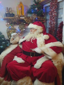 Poster for Holiday video from Ultimate Santa - UK Special Message Service