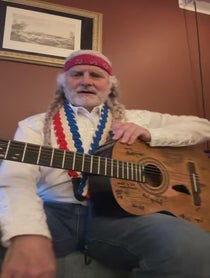 Poster for Birthday video from Willie Nelson Tribute Artist - Terry Johnson