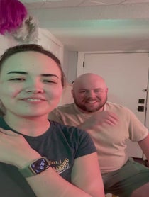 Poster for Birthday video from Well, I Laughed Podcast