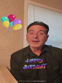 Poster for Birthday video from Pacino, Stallone, Gump & Tyson