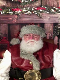 Poster for Holiday video from The Real Santa Claus!