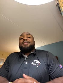 Poster for Birthday video from Darius Victor