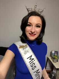 Poster for Birthday video from Miss Minnesota Kathryn Kueppers