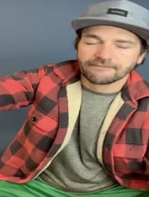 Poster for Holiday video from Jackson Hurst