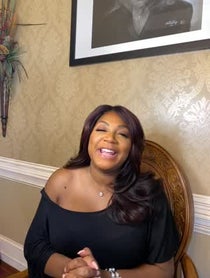 Poster for Birthday video from Trina Braxton