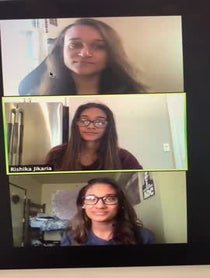 Poster for Birthday video from Jikaria Sisters
