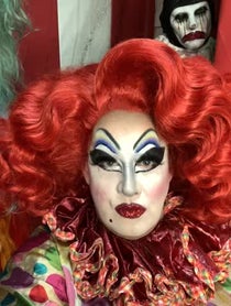 Poster for Birthday video from Peaches Christ