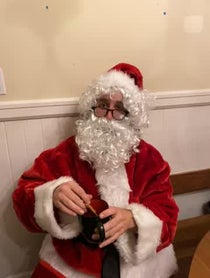 Poster for Holiday video from QAnon Sham Man
