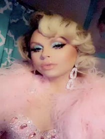Poster for Birthday video from Farrah Moan